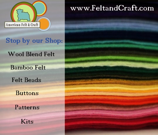 American Felt and Craft - a unique online craft supply store.