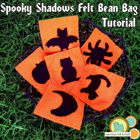 Easy Halloween bean bags - prefect project for a beginning hand sewer! 