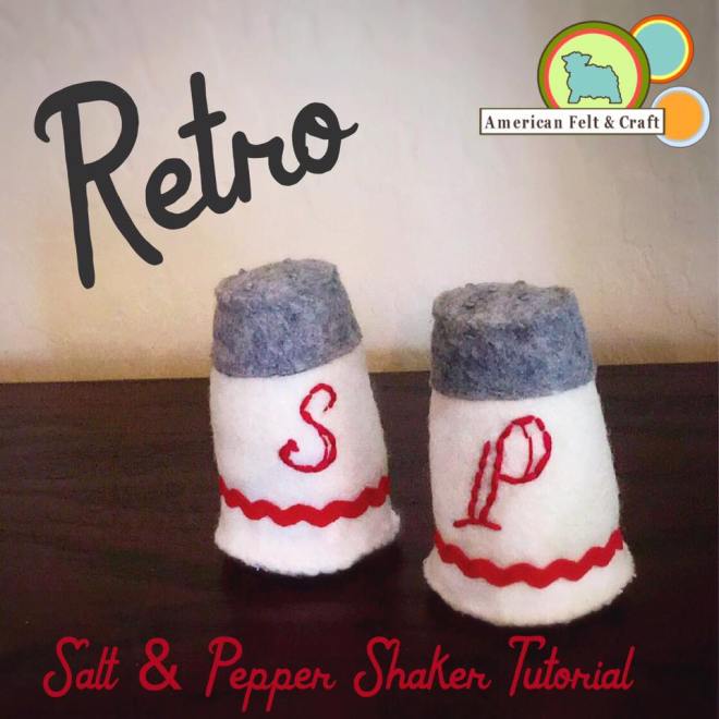 How to make Felt food - Salt and Pepper Shakers