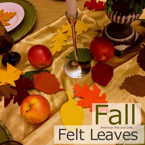 felt fall leaves